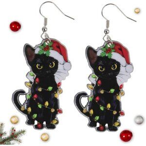 Christmas Jingle Bell Earrings - Holiday Drop Earrings for Women